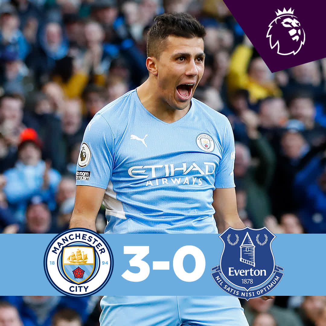 #OnThisDay: #ManCity 3-0 Everton [2021] ⚽️ [44'] Raheem Raheem Sterling ⚽️ [55'] Rodri ⚽️ [86'] Bernardo Silva