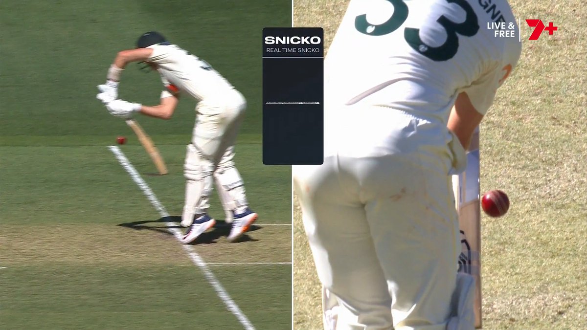 "There is nothing conclusive there in terms of a spike profile to be absolutely convinced that the ball has hit the bat ... if it's not conclusive, the benefit of the doubt still stays with the batter." - Simon Taufel on the third umpire's decision #Ashes