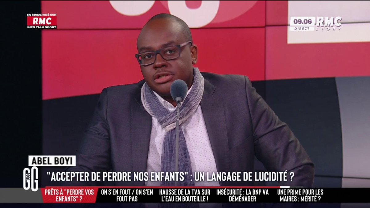 😔 « Accepter de perdre nos enfants » : langage de vérité du chef d’Etat-major ? 🗣️ Abel Boyi : "Oui nous sommes en guerre, mais contre le trafic de drogue et la prostitution des mineurs. Les chars russes ne sont pas Porte de la Chapelle." #GGRMC