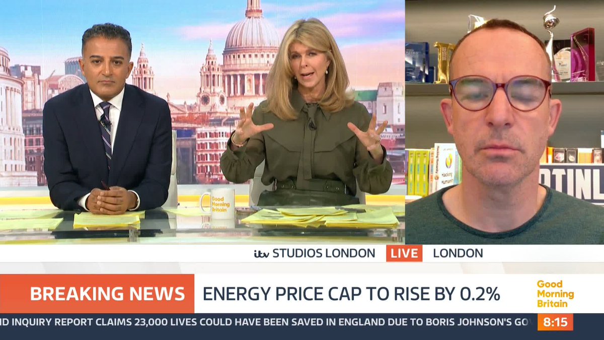 'Electricity prices are going to rise substantially on 1st January for those on the energy price cap,' says Martin Lewis. Energy regulator Ofgem has announced that the energy price cap will rise by 0.2% from 1st January to £1,758 a year.