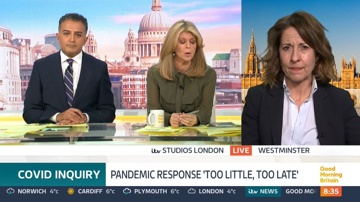 'We need to listen very carefully to our scientific experts,' says Liz Kendall. She's asked how she would ensure that people are kept safe in future pandemics and emergencies.