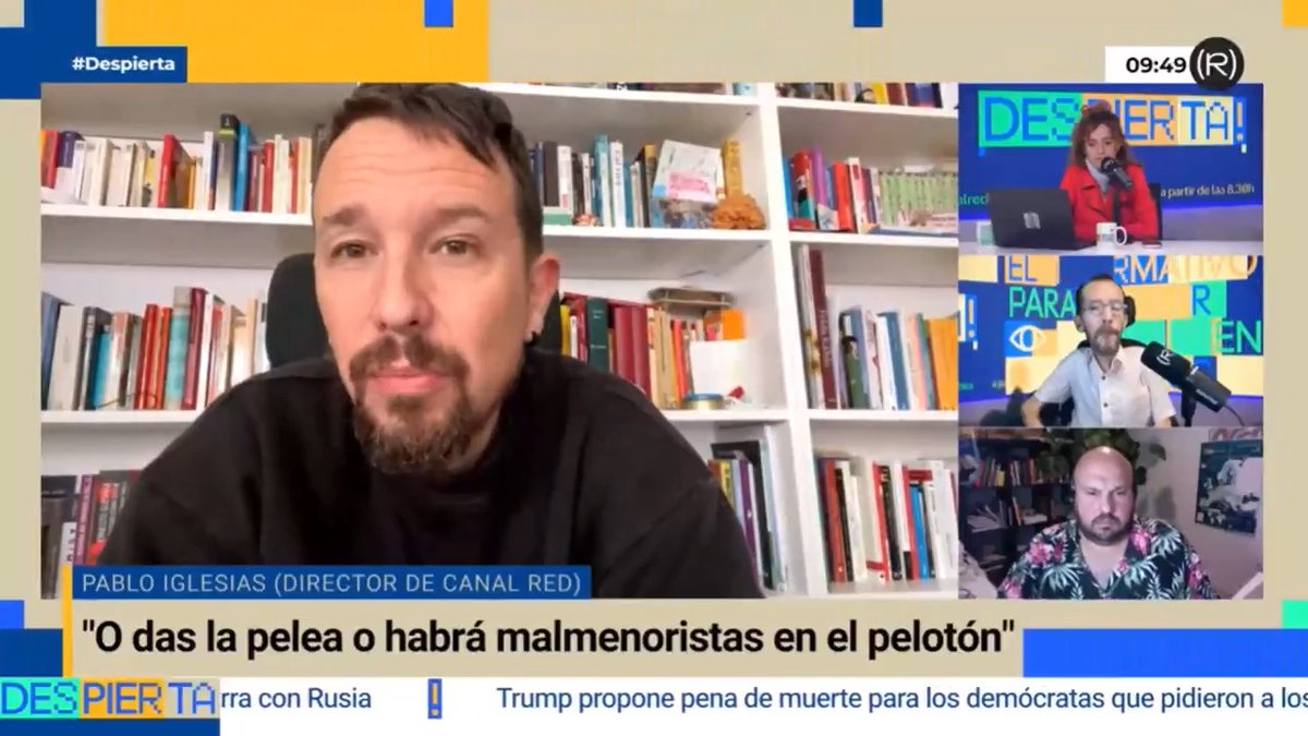 "A lo mejor esta sentencia es algo positivo para que los defensores de las sonrisas, del malmenorismo, del 'vamos a llevarnos a bien con Ferreras' entiendan que esto va de otra cosa" Pablo Iglesias sobre la condena al Fiscal General del Estado 👇🏽 📺