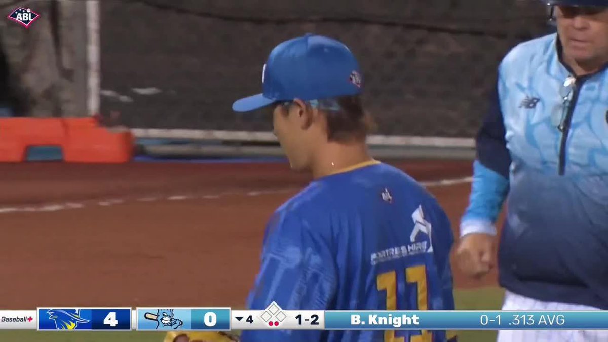 立て直した 前回登板の9失点から見事な修正 中川颯（DeNA） 5回無失点7奪三振 ※映像は4回の奪三振 🇦🇺オーストラリアン・ベースボール・リーグ 🆚ブルーソックス×バンディッツ 📺️#DAZN LIVE配信中 #冬が僕を強くする #ABL #baystars #だったらDAZN