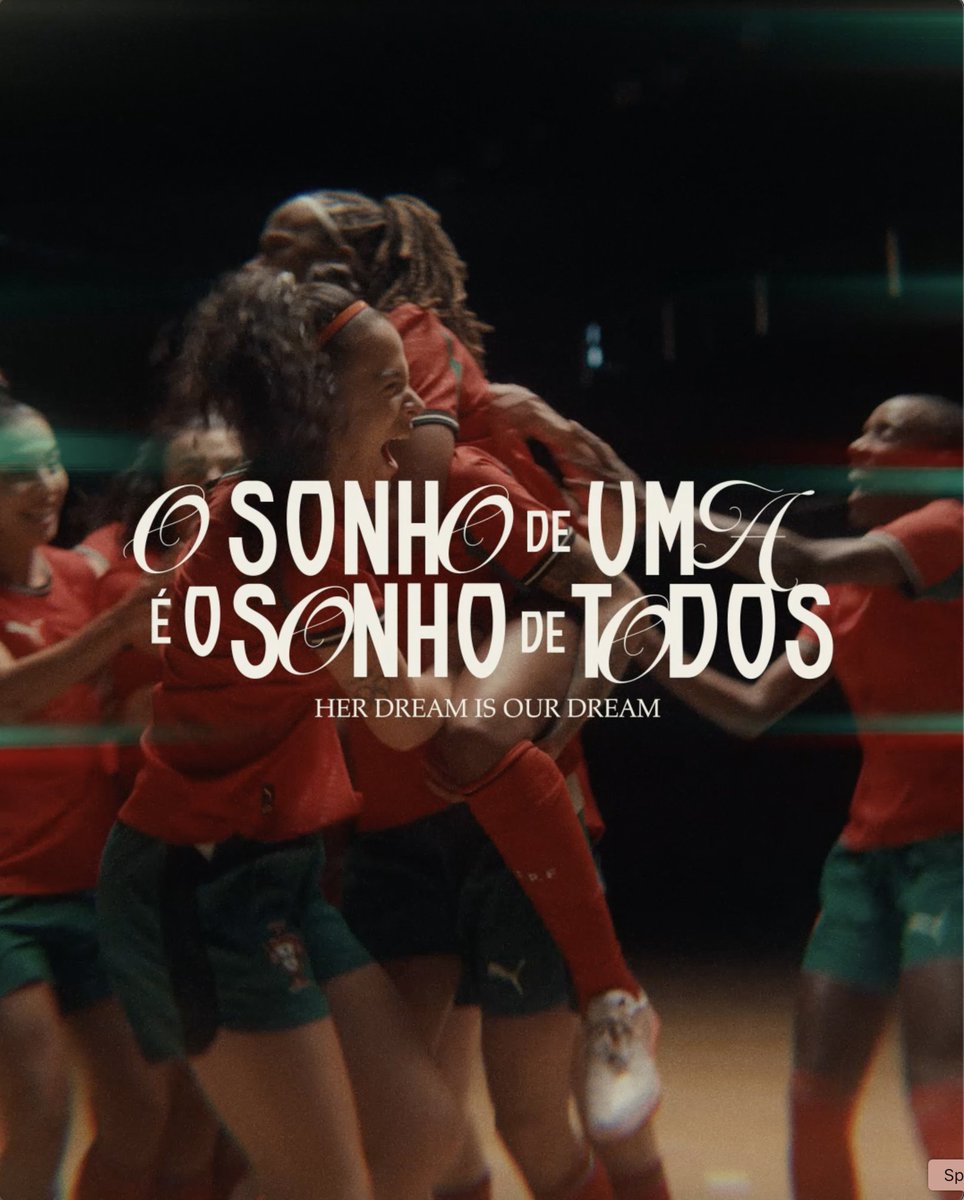 Neste Mundial de Futsal Feminino, o sonho de 𝒖𝒎𝒂 é o sonho de 𝒕𝒐𝒅𝒐𝒔 🇵🇹💭 #FazHistória | #FutsalWWC