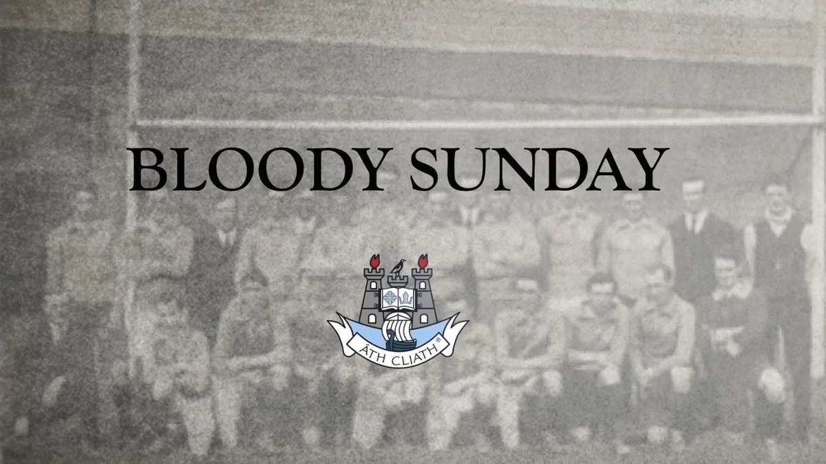 On this day in 1920, 14 people went to a match at Croke Park. They never came home. Dublin GAA remembers them today on the 105th anniversary of Bloody Sunday 💙