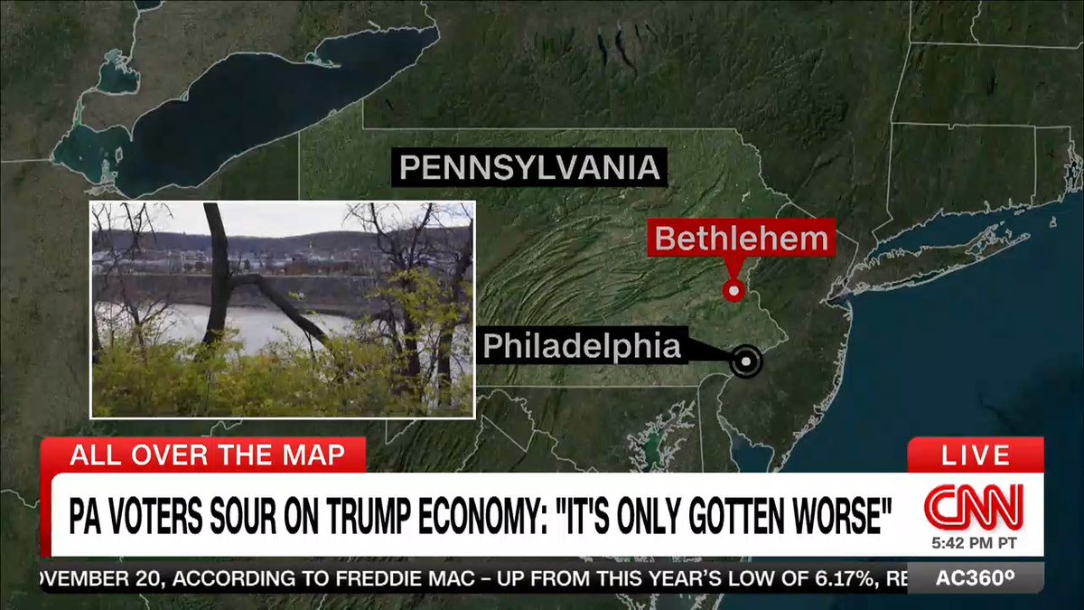All Over the Map: People in a bellwether county in Pennsylvania that elected President Trump twice are now saying they are "let down" by his economic agenda and its impact on prices. John King reports.