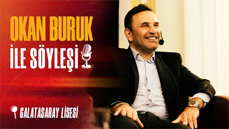🎙️ Teknik Direktörümüz Okan Buruk ile Söyleşi (📍 Galatasaray Lisesi) İzlemek için 👉