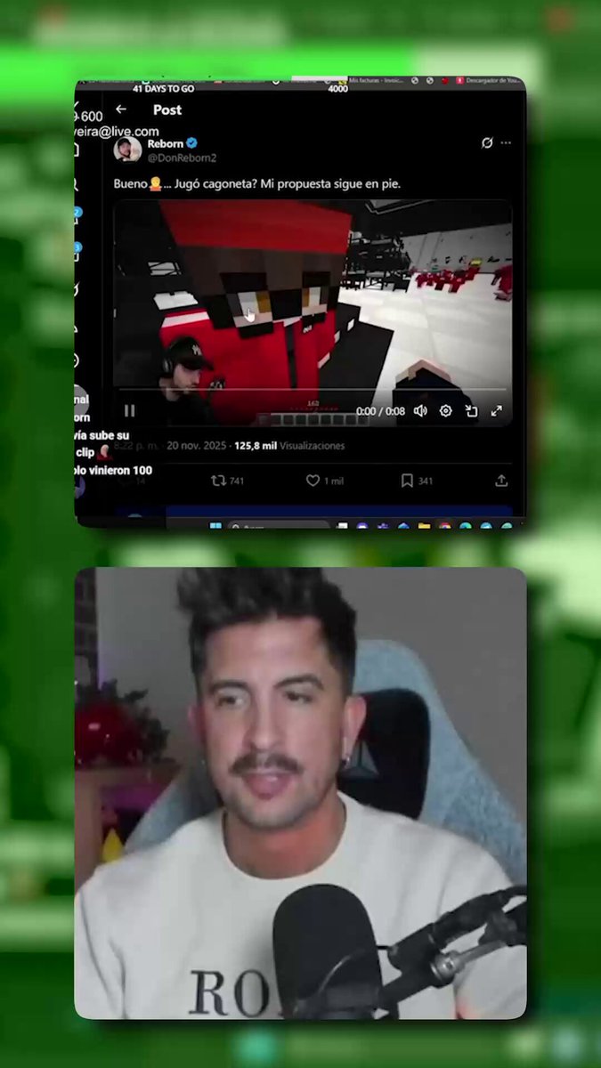 Reborn se acercó a Juan Guarnizo dentro del juego para proponerle un combate en ‘La Velada del Año 6’, reavivando una de las polémicas personales más conocidas del panorama streamer. La reacción de Juan no dejó lugar a dudas.