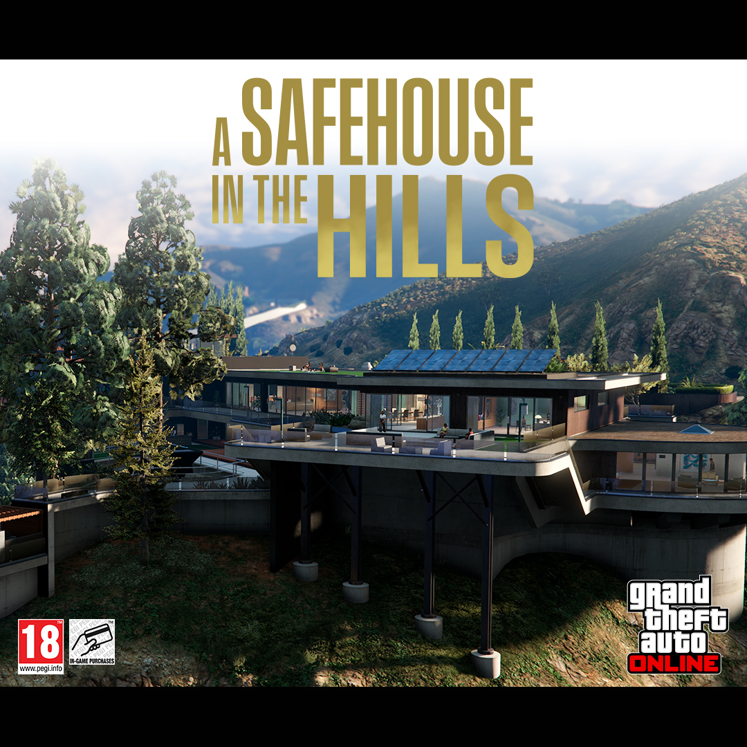 You’ve already built an empire. Now let Prix Luxury Real Estate erect your palace. Own the extravagant residence of your dreams in GTA Online: A Safehouse in the Hills, coming this December.