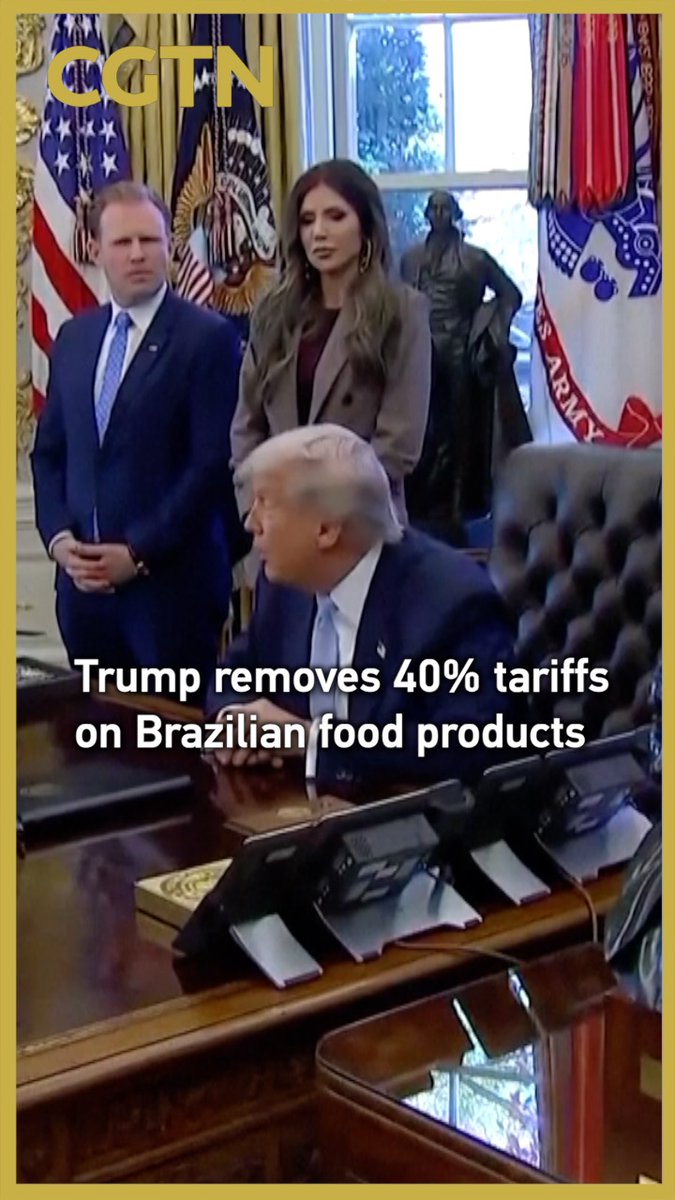 Trump removes 40% tariffs on Brazilian food products