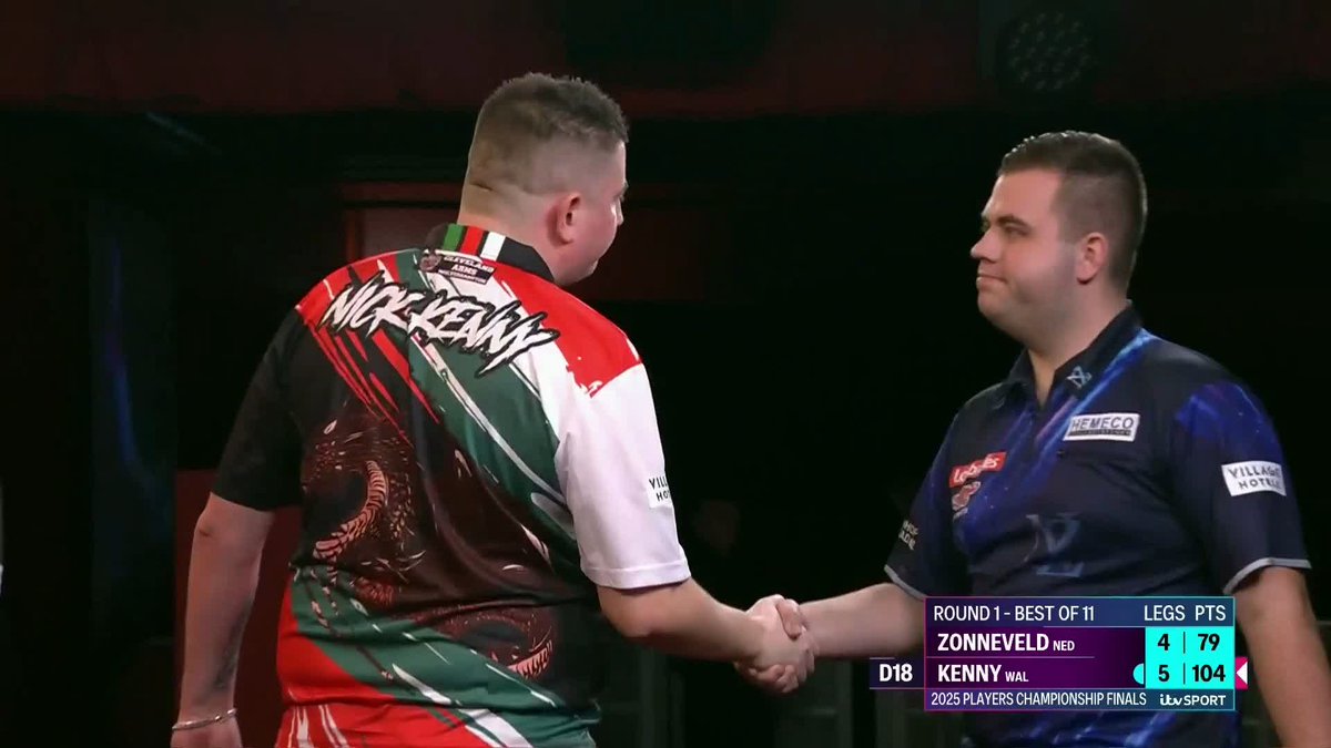 KENNY KO's ZONNEVELD! Nick Kenny produces back-to-back ton-plus checkouts to complete a battling 6-4 success against Niels Zonneveld on Stage Two! 📺 #PCFinals | R1