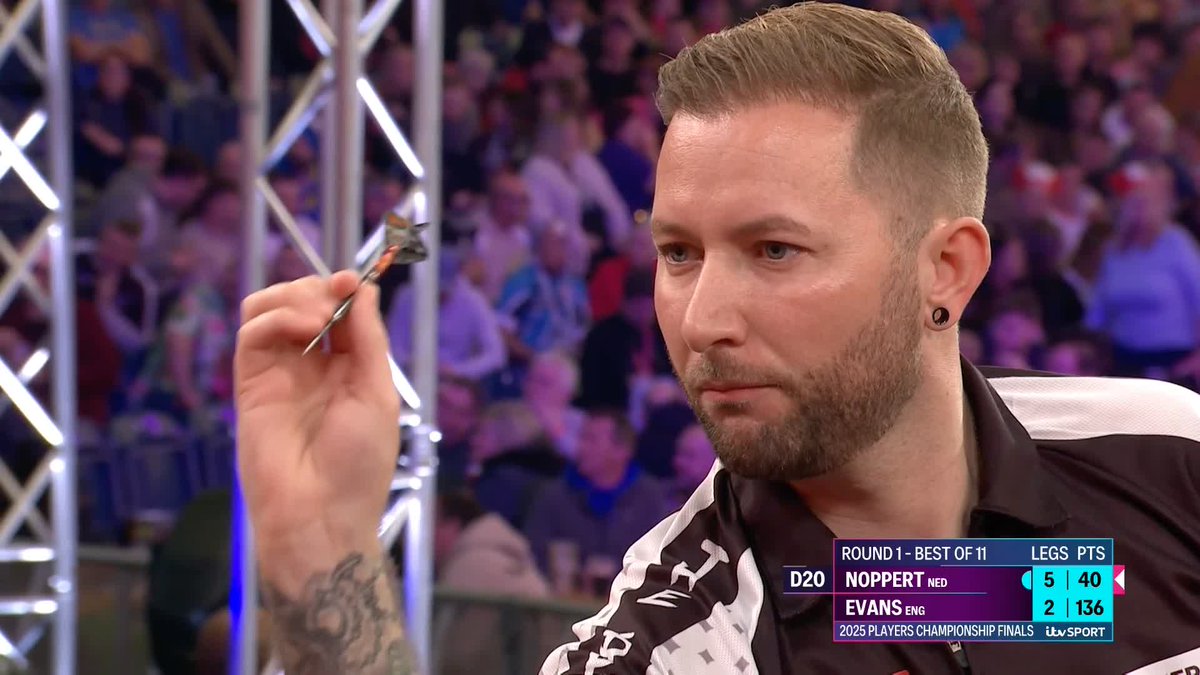 NOPPERT DISPATCHES EVANS! 🥶 Danny Noppert continues his strong 2025 form, averaging north of 103 in his 6-2 triumph over Ricky Evans! Next up: James Wade v Mickey Mansell 📺 #PCFinals | R1