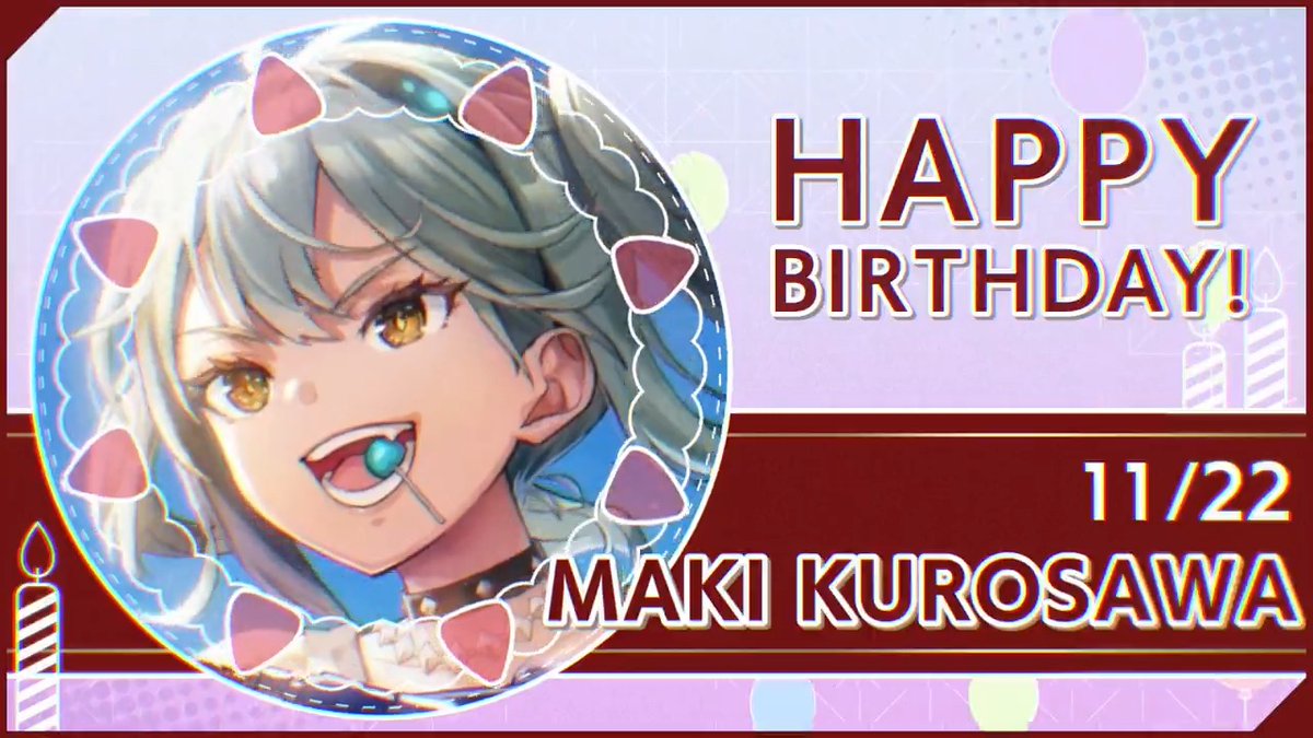 🎊🎂HAPPY BIRTHDAY!!🎂🎊 本日11月22日は、 第31F部隊所属 黒沢真希の誕生日🎉 #ヘブバン #黒沢真希生誕祭2025 #ヘブバンキャラ生誕祭