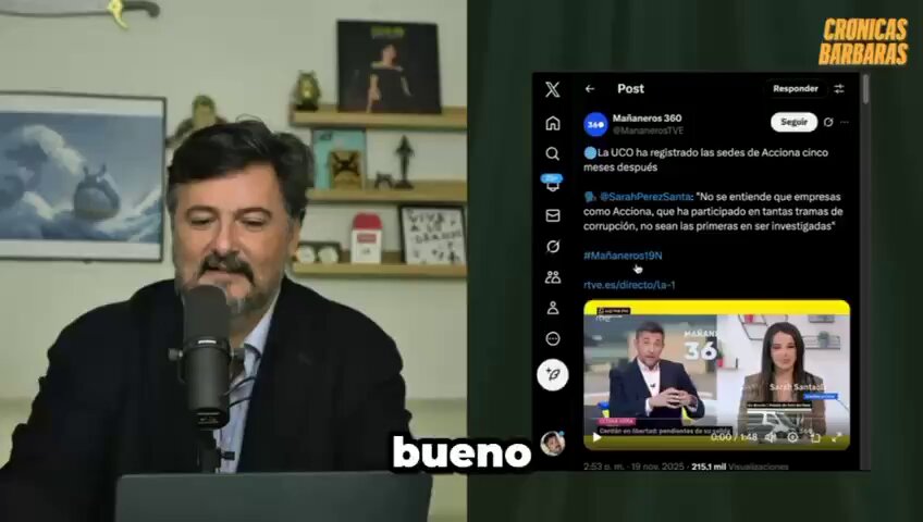 Pedro Herrero (D. Pedro Herrero) explica por qué a Sarah Santaolalla se le nota demasiado que repite el argumentario que le mandan desde la PSOE