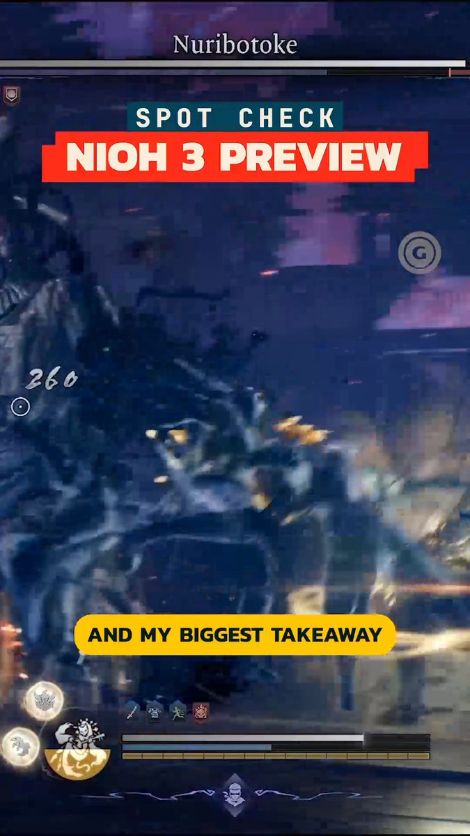 #Nioh3's complex and customizeable systems and loadouts reward player experimentation 🔥 (and badass boss fights)