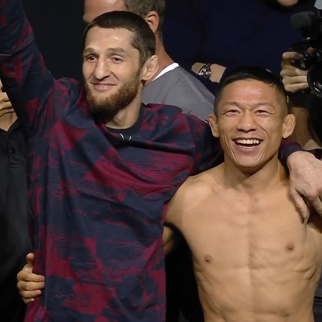 ウランベコフ×堀口恭司 フェイスオフ！ #UFC