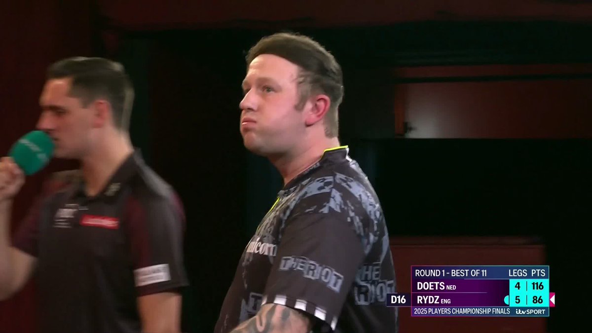 RYDZ DENIES DOETS! Callan Rydz produces an impressive display of combination finishing to overcome Kevin Doets and advance to Round Two in Minehead! 📺 #PCFinals | R1