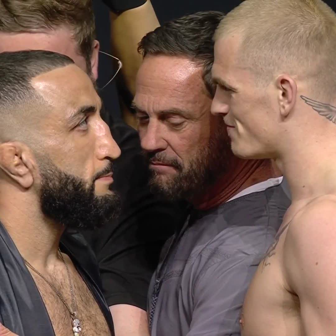 🇵🇸 Belal Muhammad vs. Ian Garry 🇮🇪 : le face-à-face bouillant ! 🔥🔥🔥 #UFCQatar