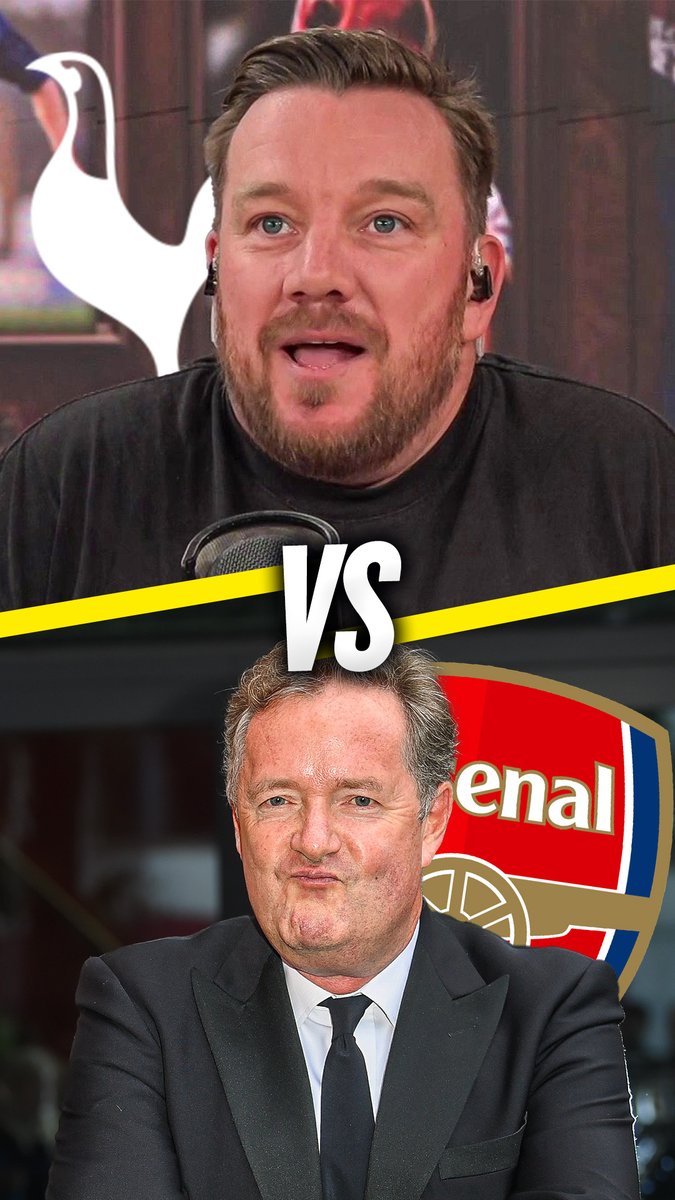 🔴 "Henry, Bergkamp, Piers. It's quite straightforward!" 🤷♂️ "It is literally statistically unarguable that we had the greatest front three!" Piers Morgan rubbishes Jamie O'Hara claim that #THFC legends Son, Kane and Bale would make the best ever PL front three! 🤫