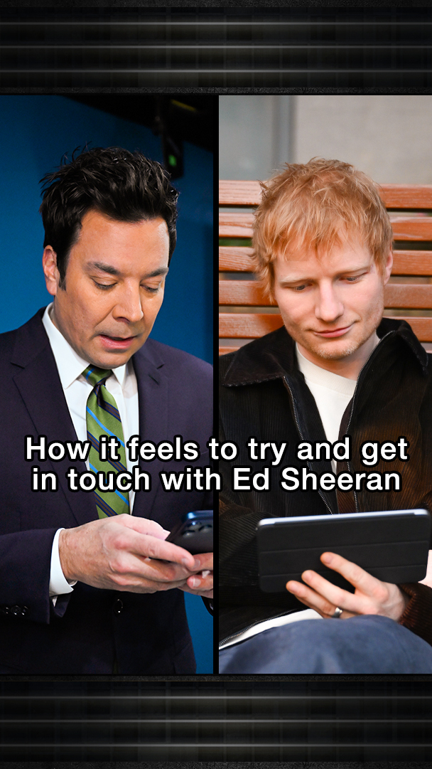 I don’t imagine Ed Sheeran HQ will receive this… #FallonTonight