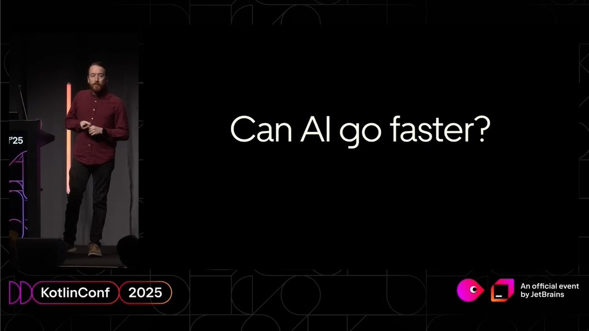 At Uber, AI isn’t replacing developers – it’s helping them move faster. In this KotlinConf talk, Ty Smith shows how Uber uses LLMs, RAG, and the Model Context Protocol to automate Java→Kotlin migrations safely across millions of lines of code. 🎥 Watch the full talk here: