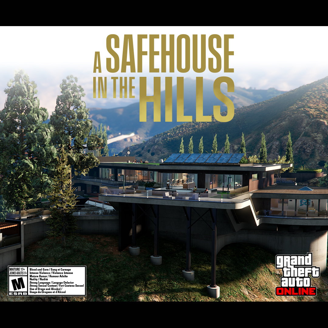 You’ve already built an empire. Now let Prix Luxury Real Estate erect your palace. Own the extravagant residence of your dreams in GTA Online: A Safehouse in the Hills, coming this December.