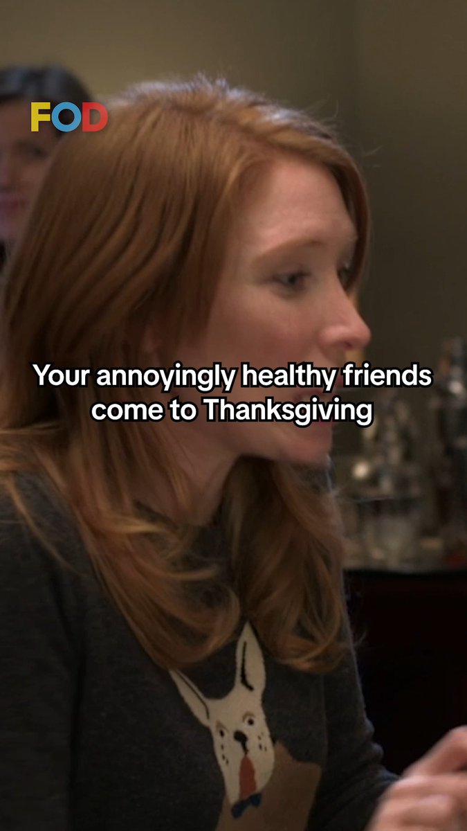 When your healthy friends come to Friendsgiving