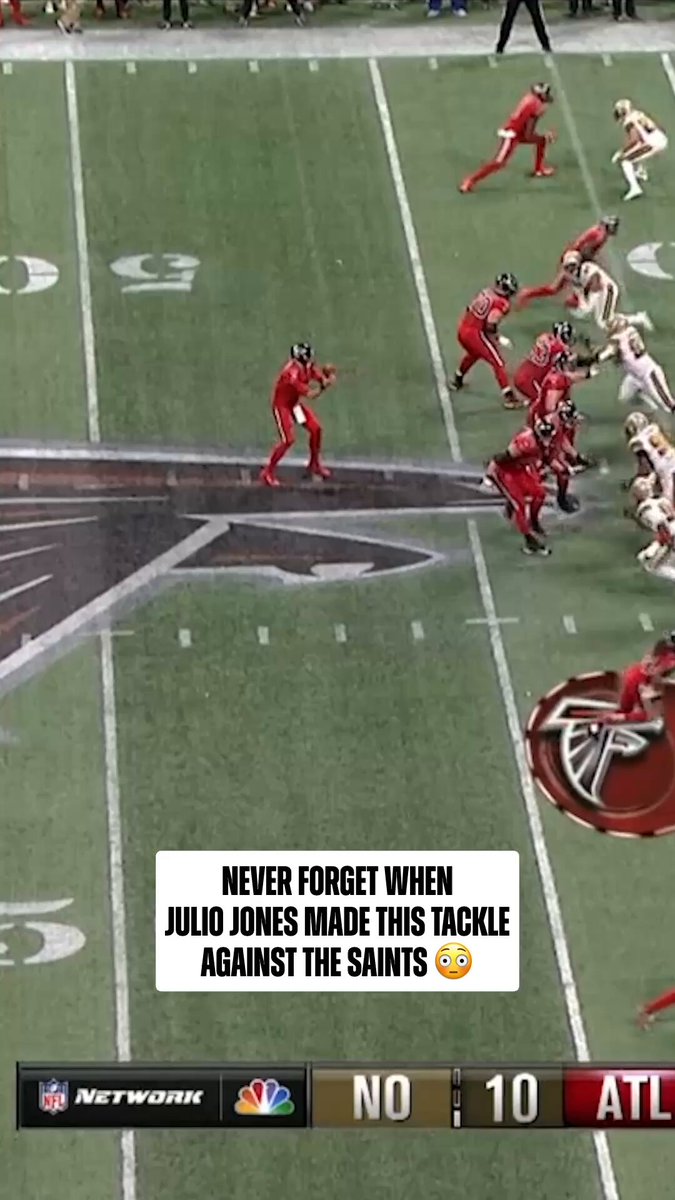 He chased him down like it was nothing 😮‍💨 ATLvsNO– Sunday 4:25pm ET on FOX/FOX One