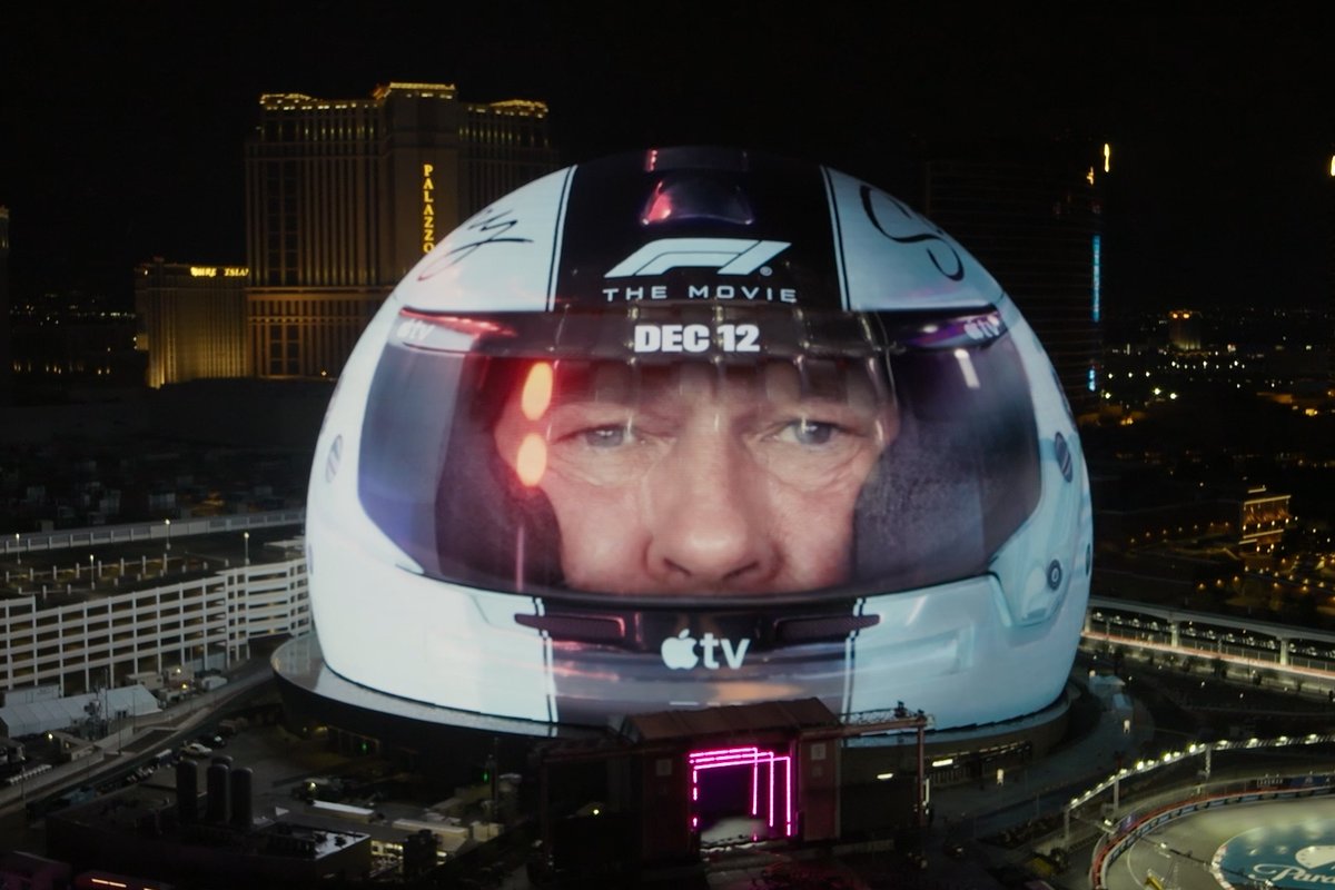 This is big. #F1TheMovie is streaming December 12 only on Apple TV.