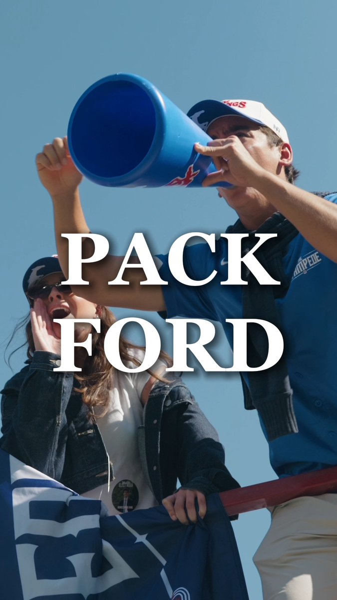 The last Game Day on the Hilltop is almost here—let’s PACK FORD! 📣