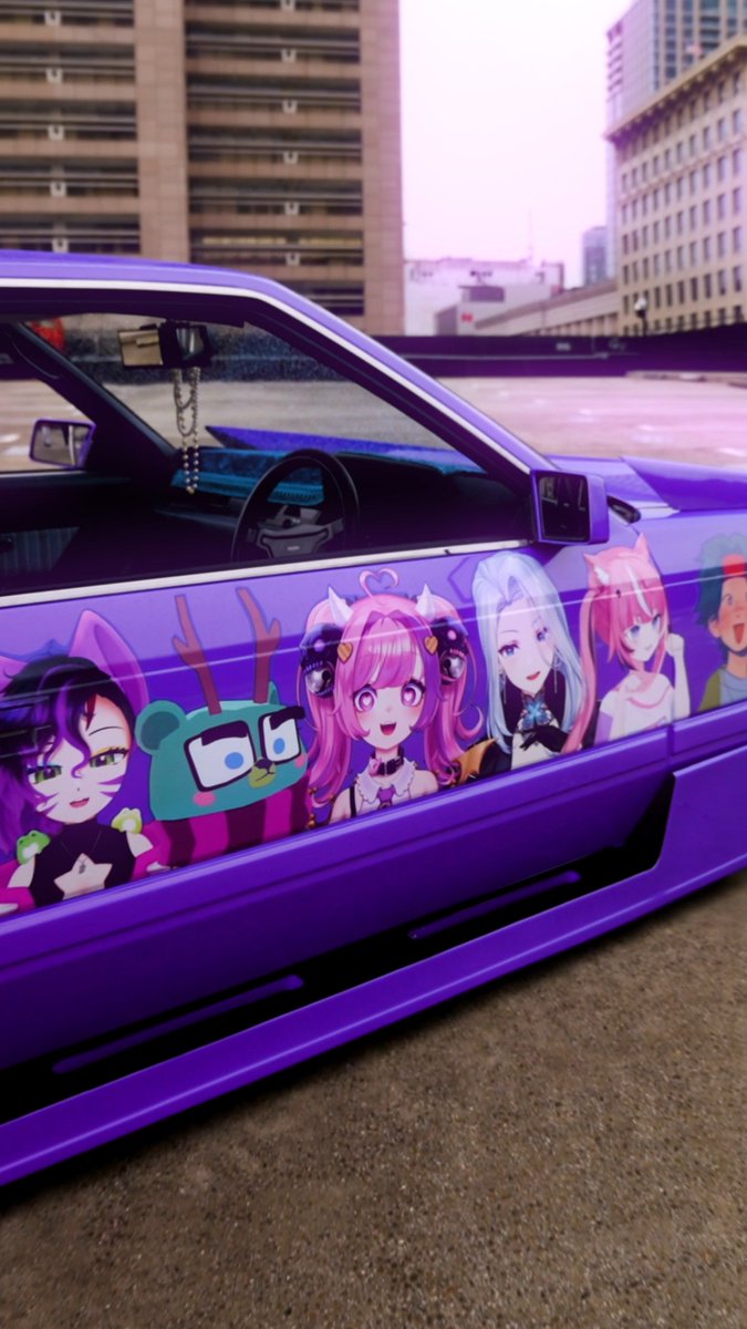 got that oshi wrap on the new whip