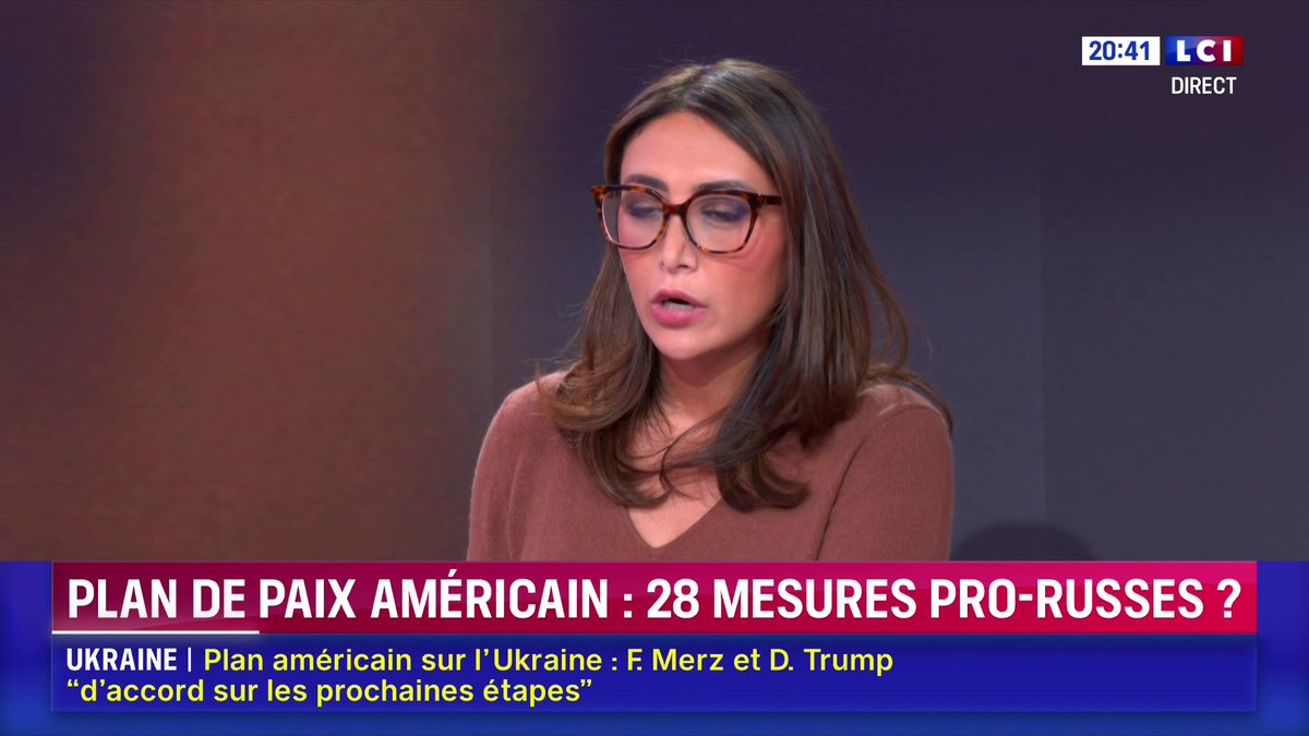 🔴 Plan de paix américain pour l'Ukraine 🗣️ "Il est impossible d'avoir une paix digne lorsqu'on a un Vladimir Poutine en face de soit" : Jean-François Colosimo, historien