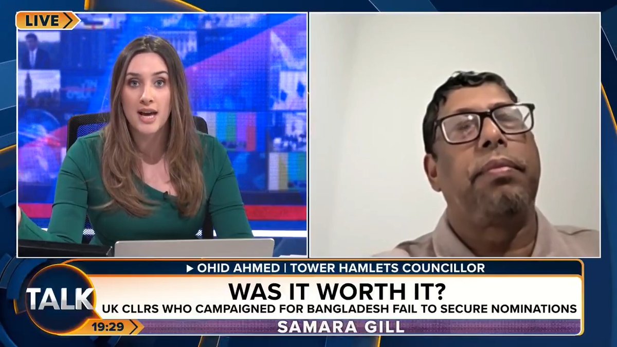 "What the HELL were you doing running in another country's election?!" The Tower Hamlets councillor who planned to stand in Bangladesh’s upcoming election has failed to win his party’s nomination. @samaramgill