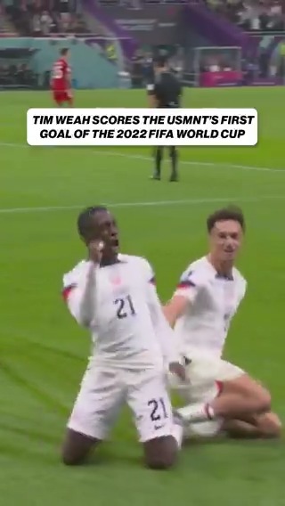 “What a goal! What a finish! And the Americans are back!” 🇺🇸 On this day three years ago, Tim Weah scored the U.S. Soccer Men's National Team’s first goal of the 2022 FIFA World Cup 🔥
