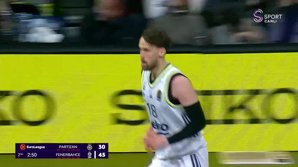 İLK YARI SONUCU | Partizan 39-56 Fenerbahçe Beko