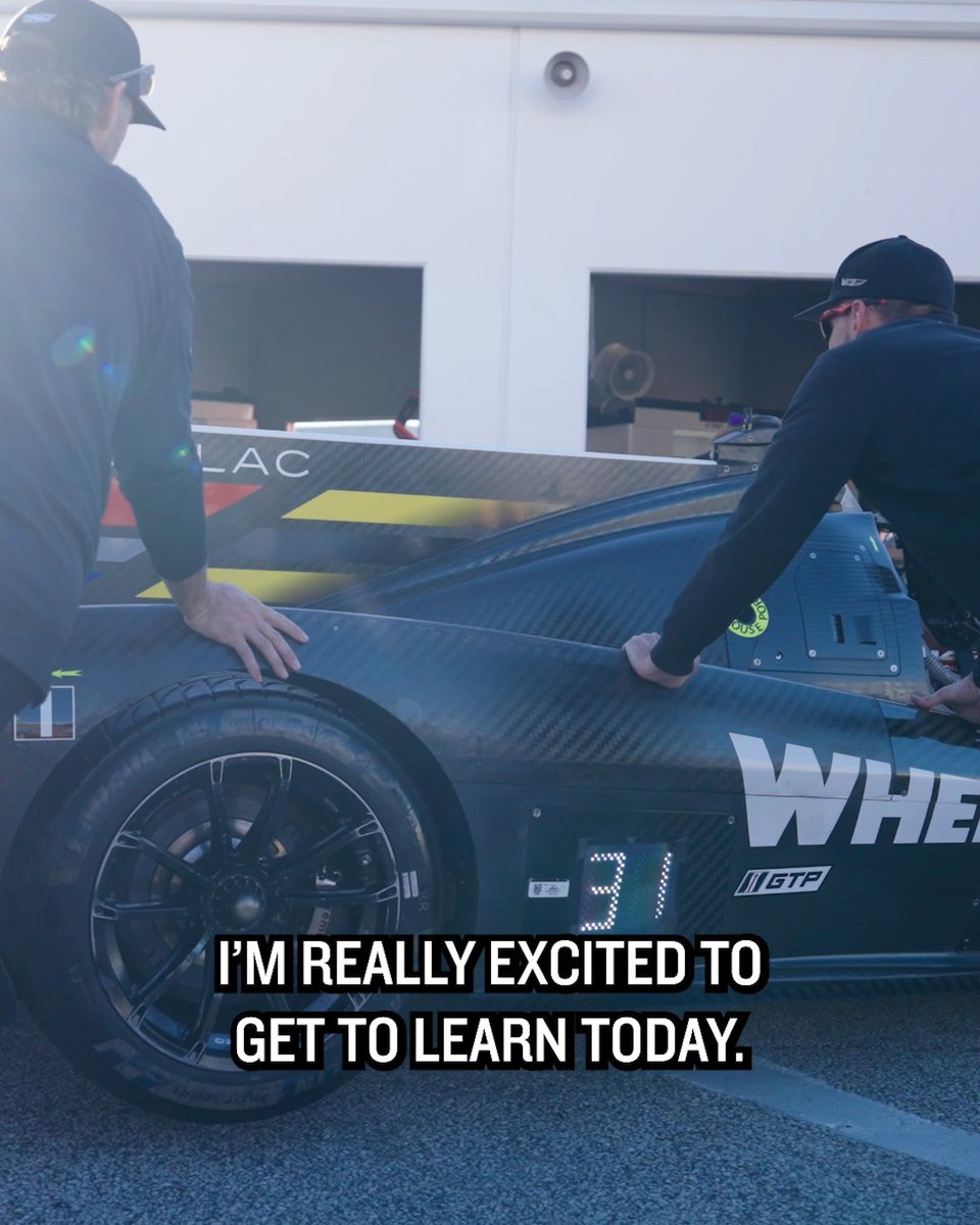He's a quick learner behind the wheel. Hear from #Rolex24 winner Connor Zilisch ahead of his first IMSA test session driving the Cadillac V-Series.R ⬇️