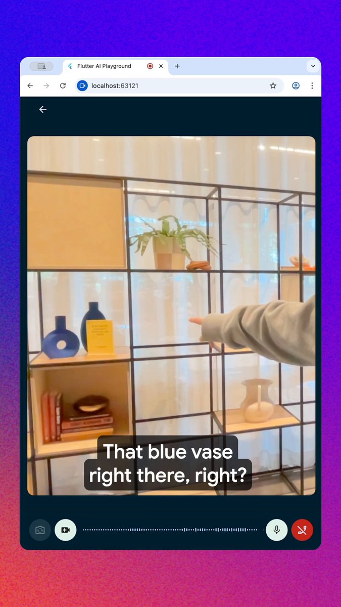 There's so much fun to be had with Flutter and Firebase AI Logic 🪄 Go behind the scenes and see how Khanh built the plant identifier for Google I/O in just 30 minutes using Flutter and Firebase AI Logic, featuring the Gemini Live API! →