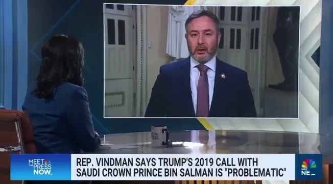 I'm pressuring Trump to release the transcript of his call with MBS. As I said on Meet the Press, the American people deserve to know what was said on that call. Checkmate, Mr. President.