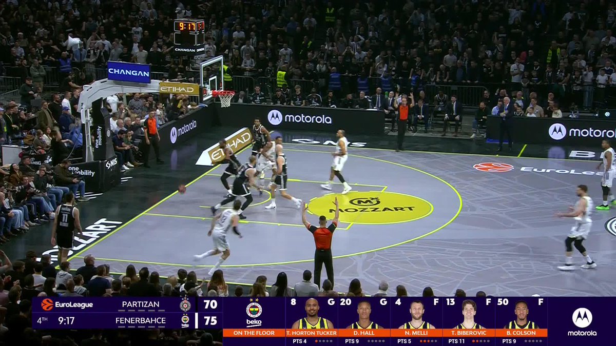 İhtiyaç anında görevde: Tarık Biberovic 👌 Fenerbahçe Beko 🟡🔵