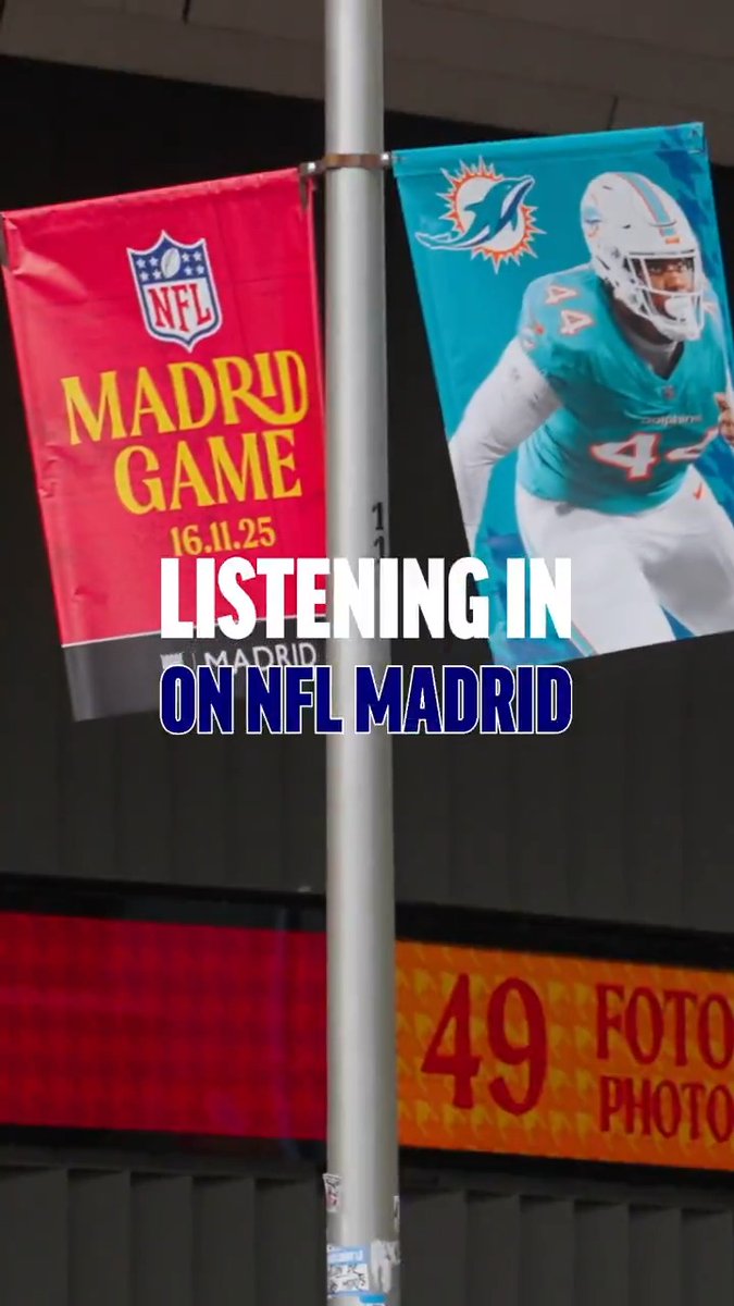 these fans know ball. listen in on our first ever NFL game in Madrid 🗣️ Mundo NFL