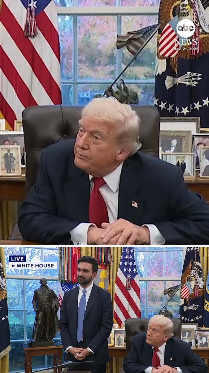 "We agree on a lot more than I would've thought." President Trump said he "would feel very, very comfortable" living in New York City when Mayor-elect Zohran Mamdani takes office after their meeting at the White House on Friday.