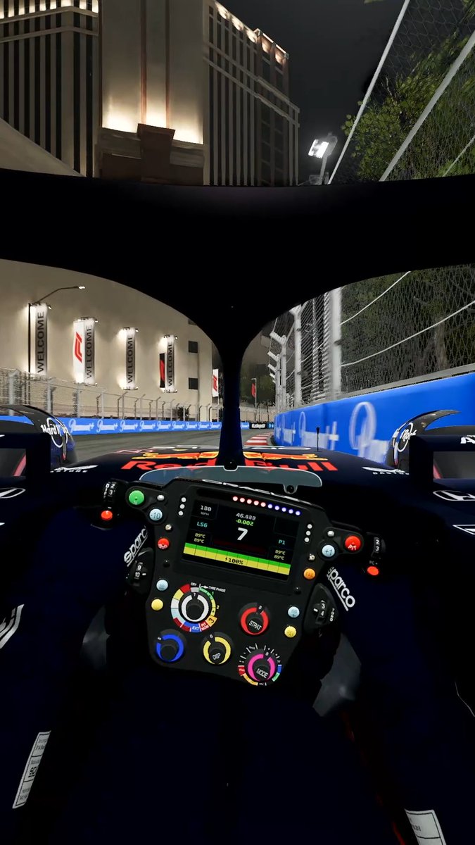 A modern classic on the Formula 1 calendar - it's #LasVegasGP, baby 🌆 How do you tackle the neon streets in #F125?