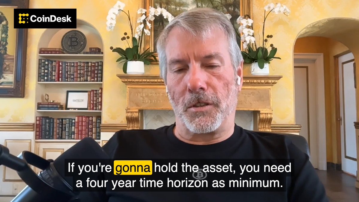 As Bitcoin hovers around $85k, Michael Saylor says, "Volatility is Satoshi’s gift to the faithful." If BTC just went up 2% a month forever with zero volatility, "Warren Buffett would own all of it."