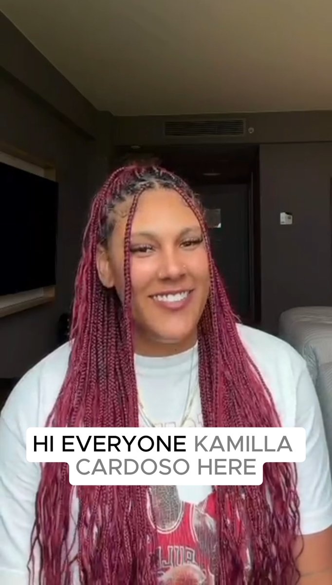 Player. Partner. Owner. Kamilla Cardoso 🇧🇷😄💚