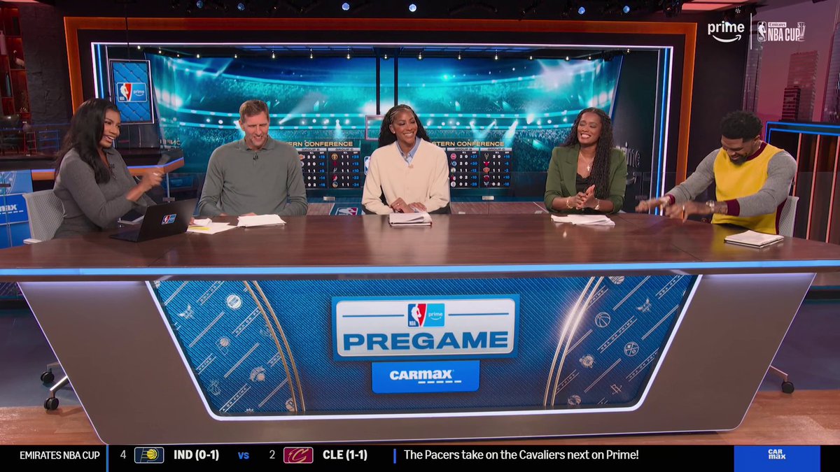 The #NBAonPrime desk just got even more legendary 🤩 Welcome, Candace Parker and Swin Cash 🙌
