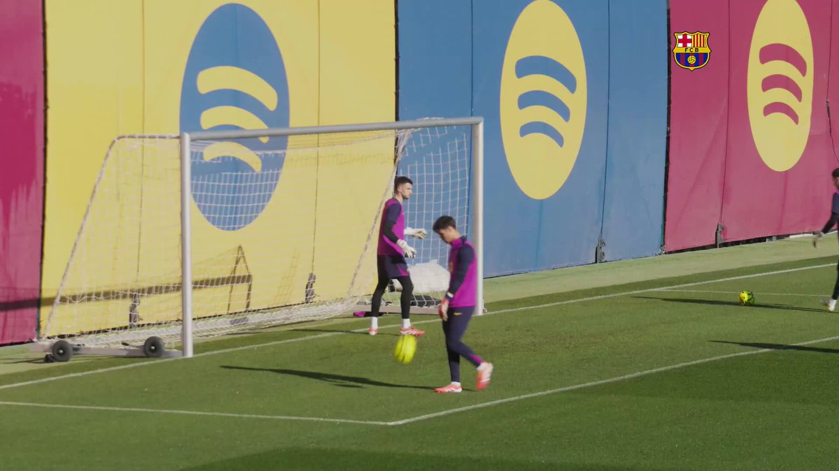 Final training before a special match ⏳