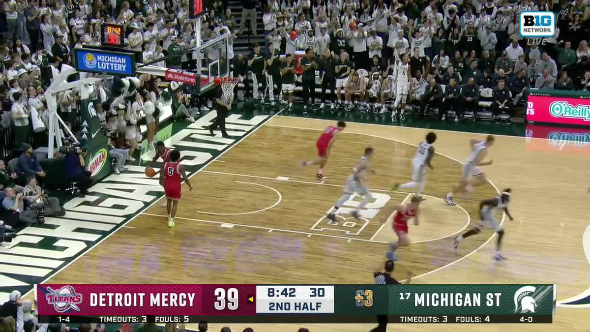 Quick 7-0 run 📺: BTN