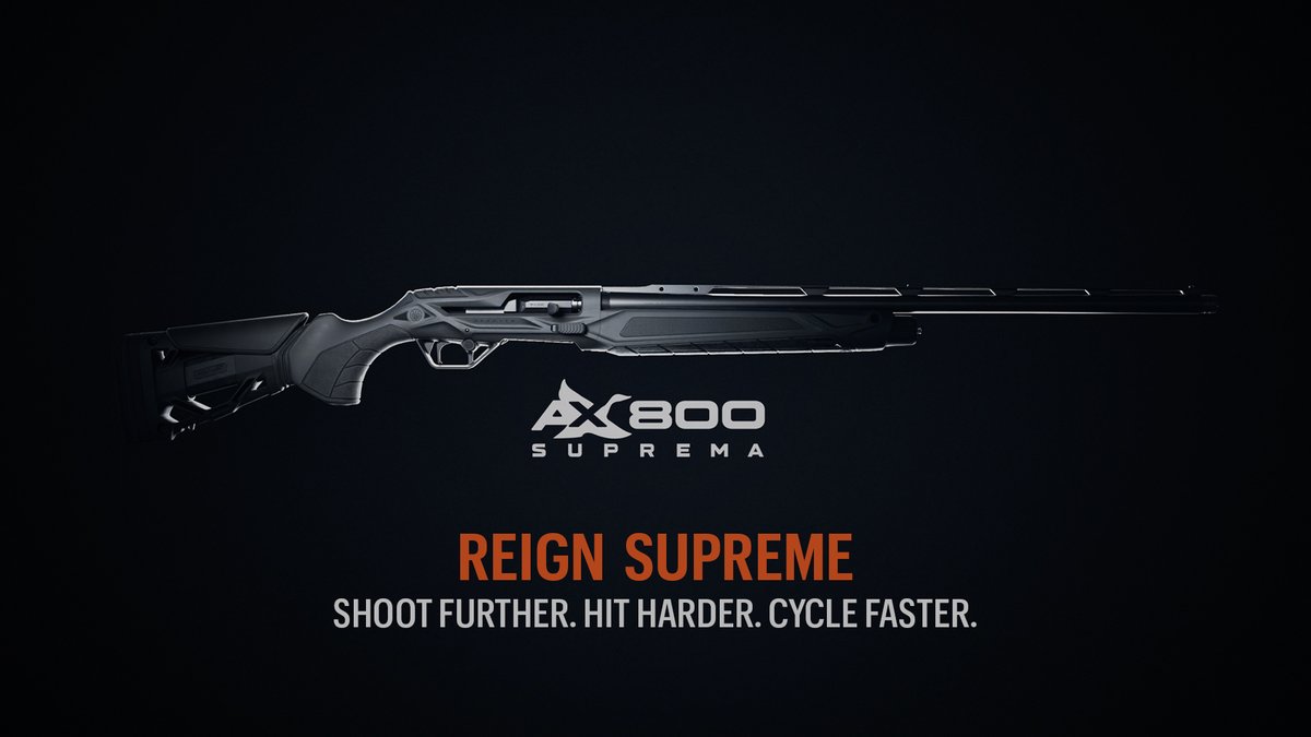 REIGN SUPREME. This isn’t a nod to the past; it’s a launch into the future. The AX800 Suprema is the most advanced waterfowl shotgun we’ve ever built, engineered for total control, comfort, and reliability in the toughest conditions. Engineered to shoot further, hit harder, and cycle faster, season after season. From the new B-LINK® Pro gas system (36% faster, 46% cleaner) to Steelium® Pro barrels and Kick-Off® Pro recoil reduction, every detail exists for one reason- to help serious hunters reign supreme in the toughest conditions. Available soon at U.S. retailers. #ReignSupreme #BerettaAX800 #WaterfowlHunt
