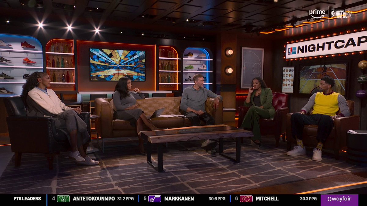 The crew are loving the joyful energy the Toronto Raptors are bringing to the court 😁 #NBAonPrime