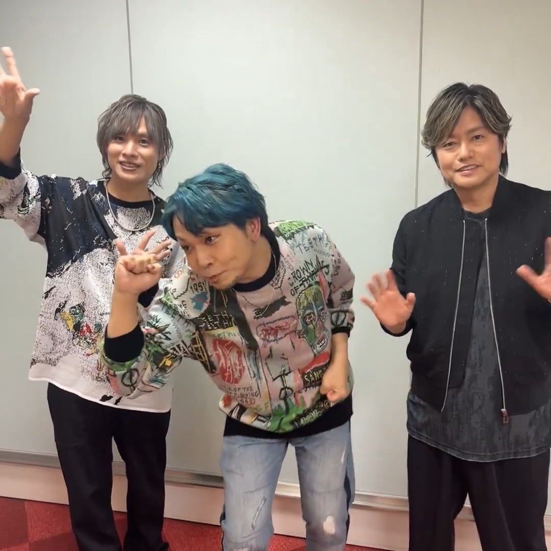 #声優と夜あそび🥂 放送直前の様子が動画で到着✨ リアタイでコメントしながら 見たい人は今すぐアベマへGO‼️ #森久保岡本福西と夜あそび で 応援コメント待っているよ🙌 見逃しても1週間は無料配信📣 #森久保祥太郎 #岡本信彦 #福西勝也 #CookieChat CookieChat